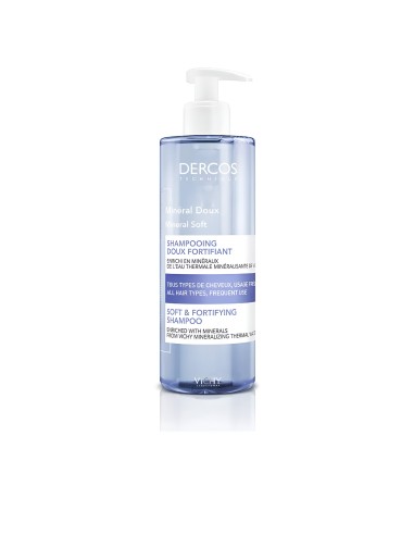 Vichy Mineral Soft Fortifying Shampoo 400ml - TheBeautyCool