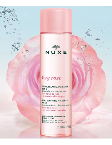 Nuxe Agua Micelar Calmante Very Rose 200ml - TheBeautyCool