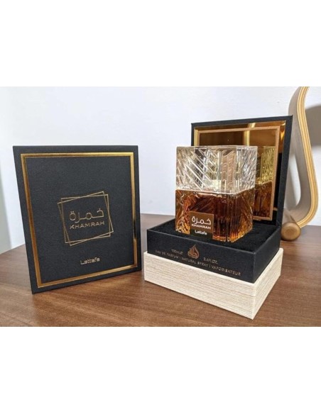 LATTAFA KHAMRA 100ML EAU DE PARFUM SPRAY ARABIC