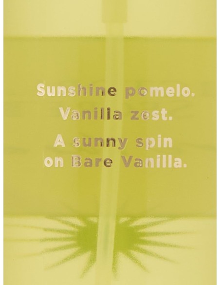 VICTORIA''S SECRET BARE VANILLA SOL FRAGANCE MIST 8.4 OZ