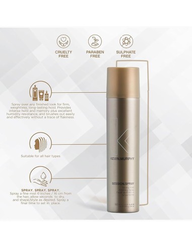 Kevin Murphy Session Spray Extra Fuerte 400ml - TheBeautyCool